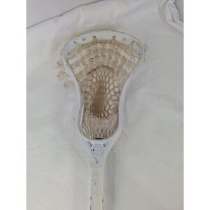 Maverik Critik Lacrosse Stick White Head 7000 Series Alloy Shaft Silver Men used
